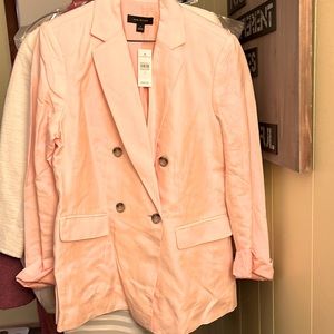 Ann Taylor peach blazer